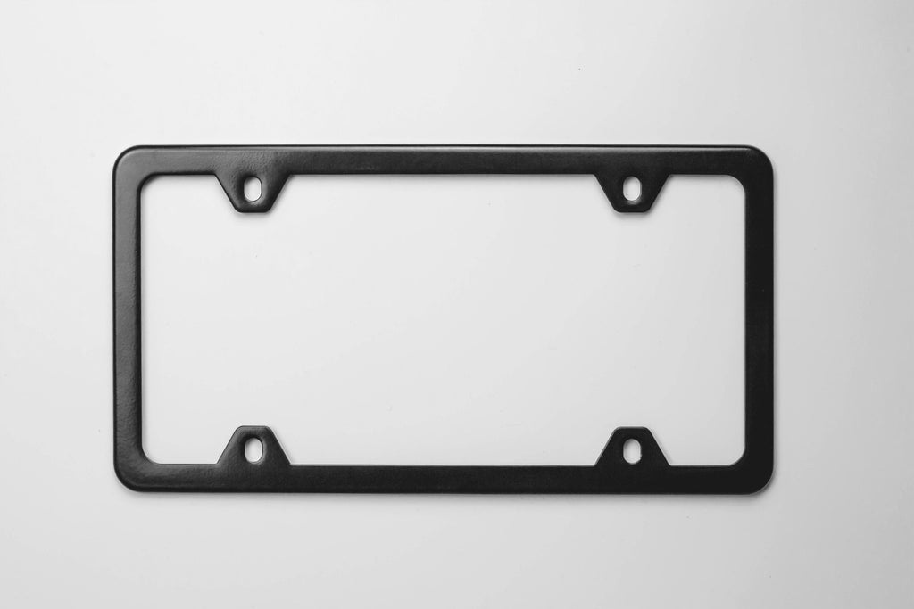 Ultimate Stainless Steel License Plate Frame displayed against a white backdrop